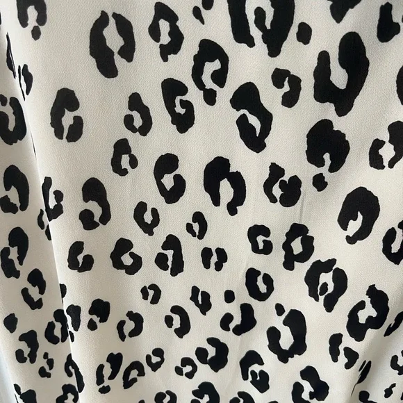 Reformation Leopard Print Dress with Black Straps - Picture 3 of 11